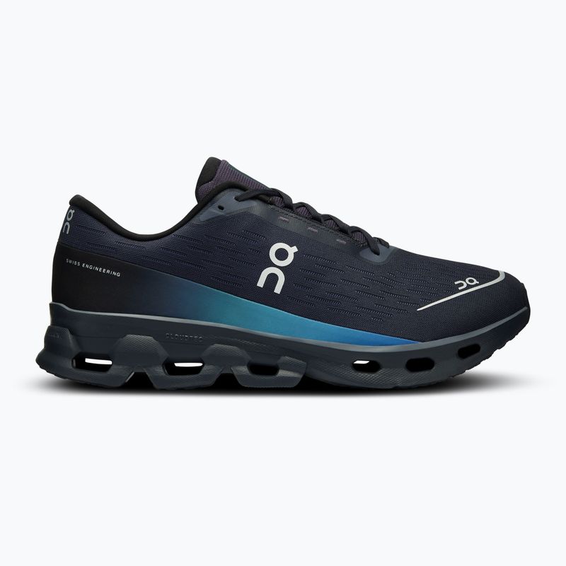 Scarpe da corsa On Running Cloudspark nero/mirtillo da uomo 9