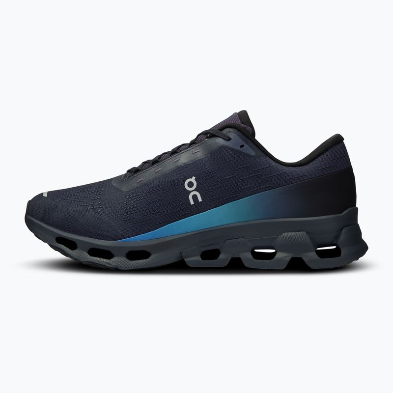 Scarpe da corsa On Cloudspark nero/mirtillo da uomo 10