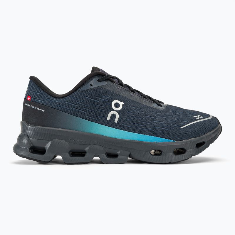 Scarpe da corsa On Cloudspark nero/mirtillo da uomo 2