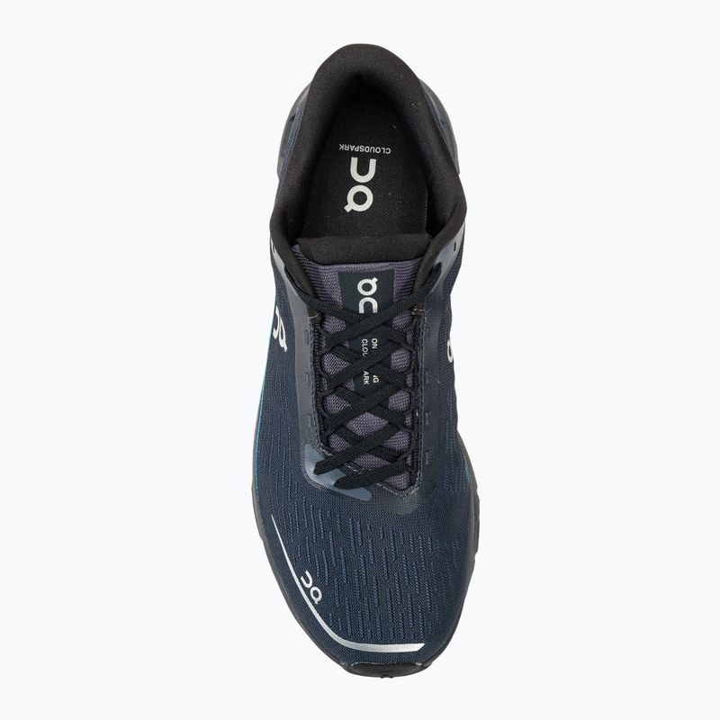 Scarpe da corsa On Cloudspark nero/mirtillo da uomo 5