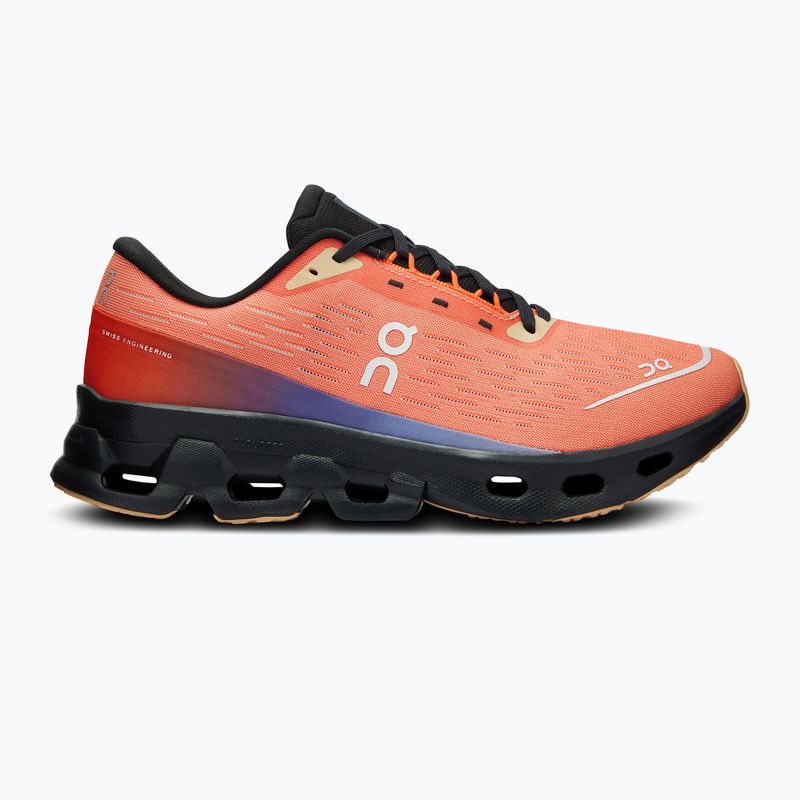 Scarpe da corsa On Cloudspark nero/fiamma da donna 8