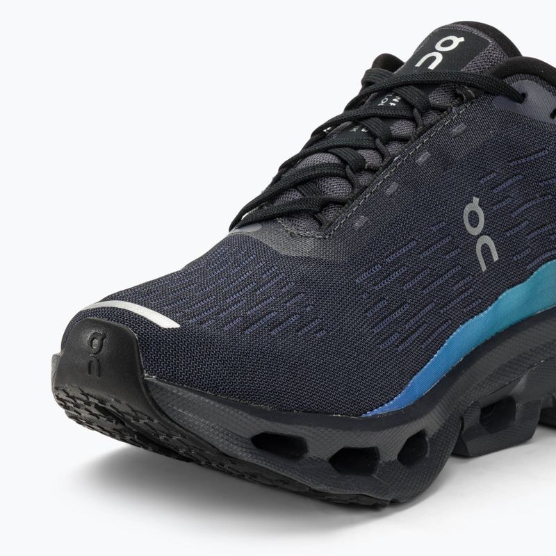 Scarpe da corsa On Cloudspark nero/mirtillo da donna 7