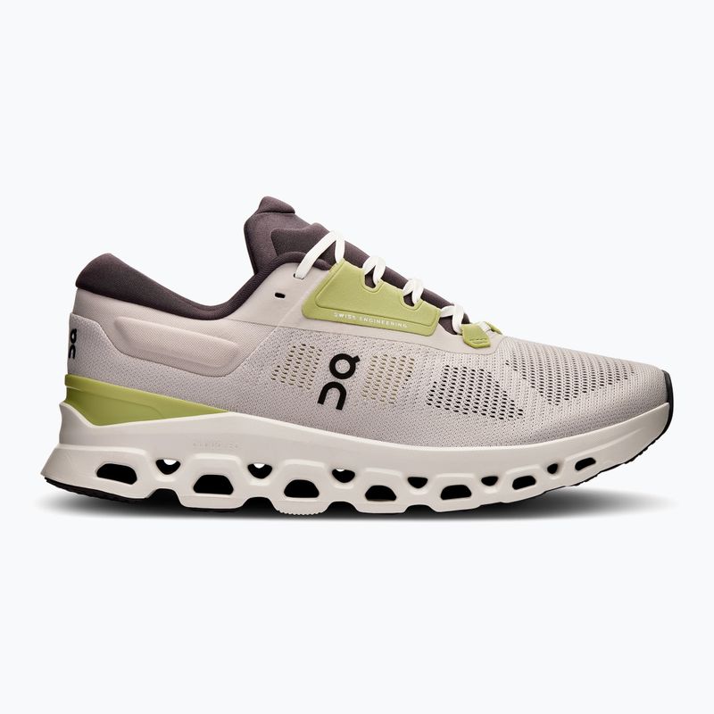 Scarpe da corsa On Cloudstratus 3 pearl/ivory da uomo 9