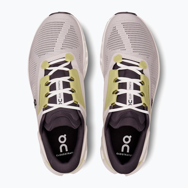 Scarpe da corsa On Cloudstratus 3 pearl/ivory da uomo 13