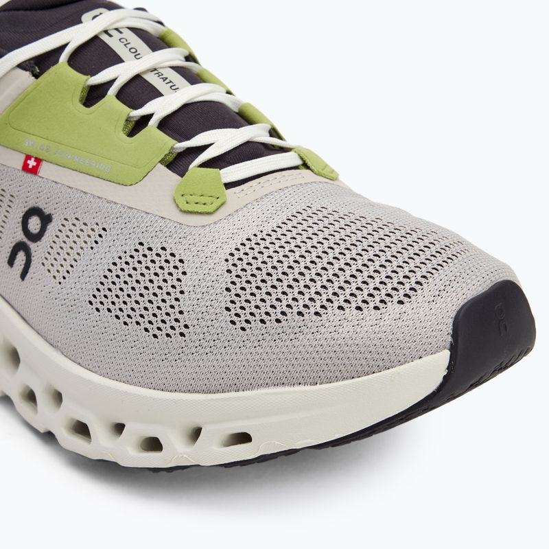 Scarpe da corsa On Cloudstratus 3 pearl/ivory da uomo 7