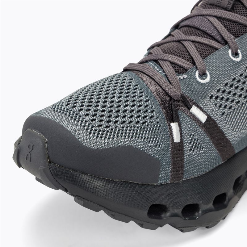 Uomo On Cloudsurfer Trail running scarpe eclipse/nero 7