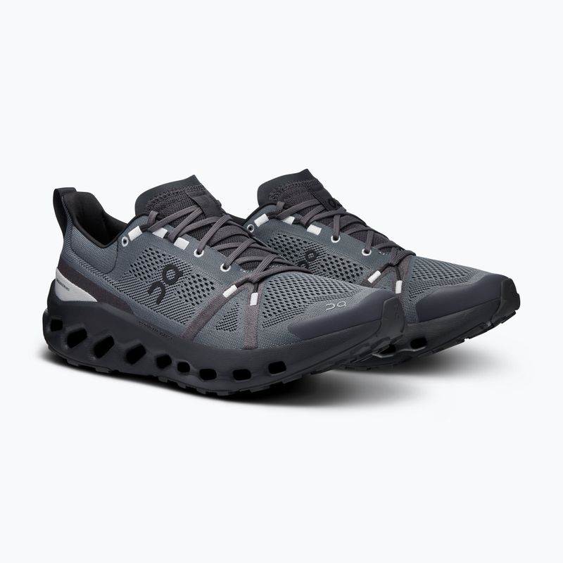 Uomo On Cloudsurfer Trail running scarpe eclipse/nero 8