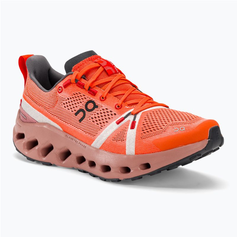 Scarpe da corsa On Running Cloudsurfer Trail flame/dustrose per uomo