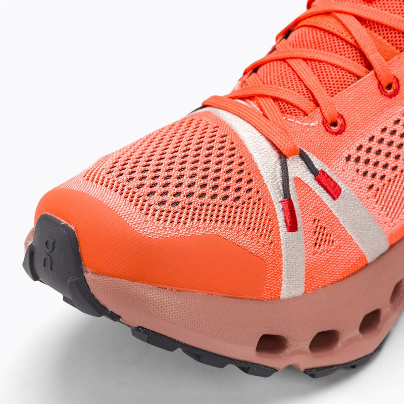 Scarpe da corsa On Running Cloudsurfer Trail flame/dustrose per uomo 7