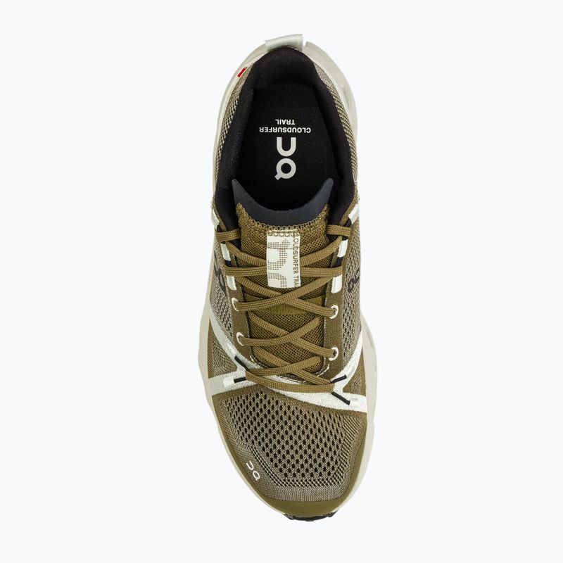 Scarpe da corsa On Cloudsurfer Trail hunter/ice da uomo 5