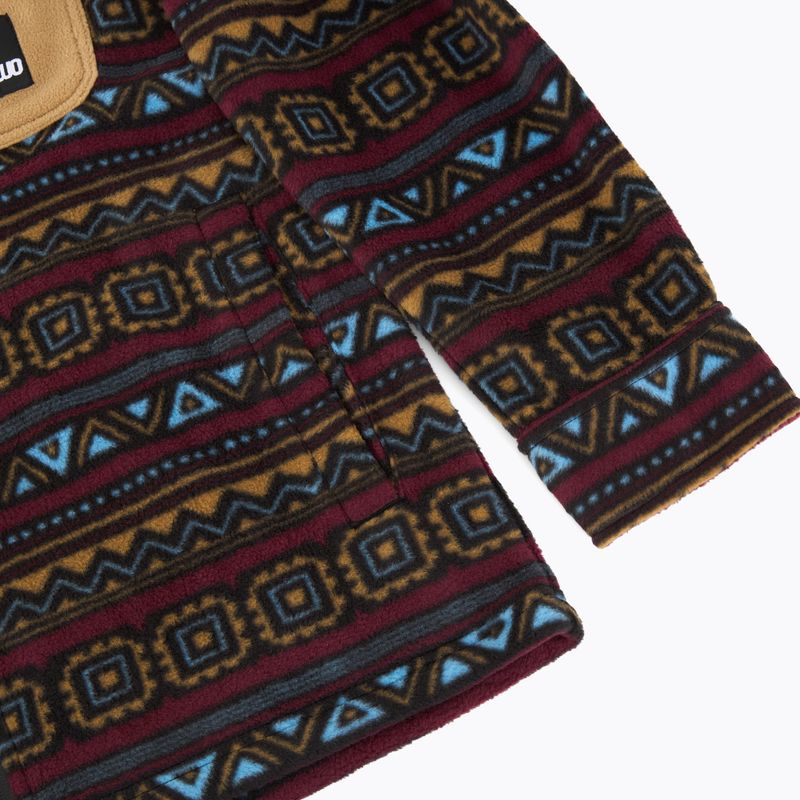 Camicia uomo ThirtyTwo Rest Stop Zip Up maroon 4