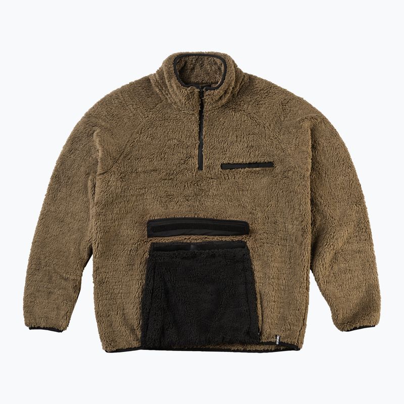 Pile uomo ThirtyTwo Rest Stop Pullover tobacco