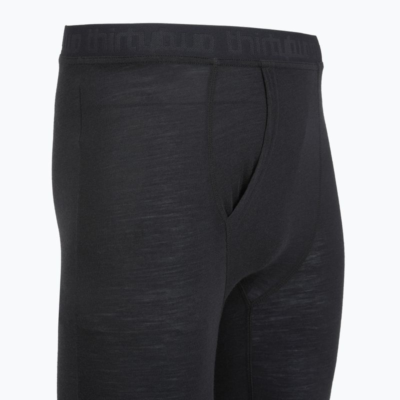 Pantaloni termici da uomo ThirtyTwo Ridelite Merino black/black 3