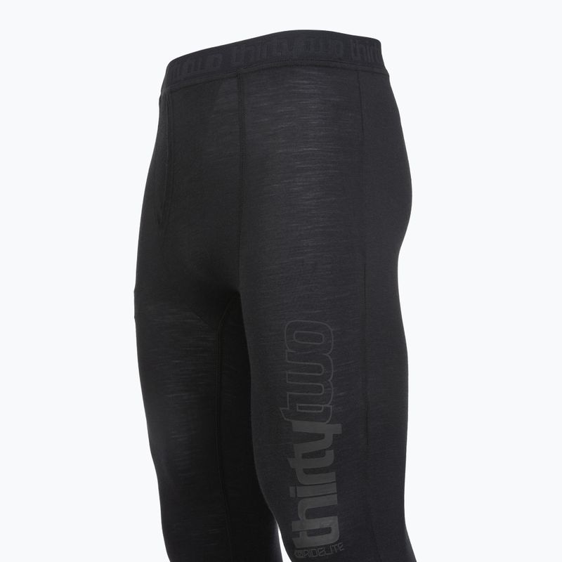 Pantaloni termici da uomo ThirtyTwo Ridelite Merino black/black 4