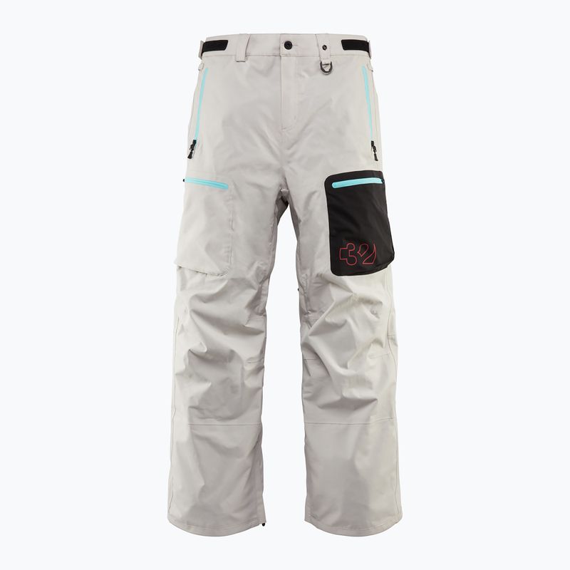 Pantaloni da snowboard uomo ThirtyTwo TM Recycled cement 7