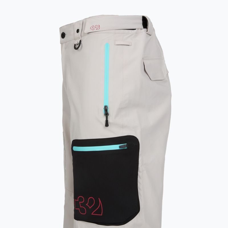 Pantaloni da snowboard uomo ThirtyTwo TM Recycled cement 4