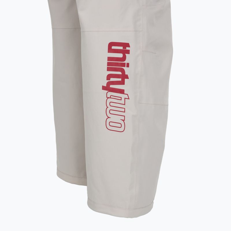 Pantaloni da snowboard uomo ThirtyTwo TM Recycled cement 5