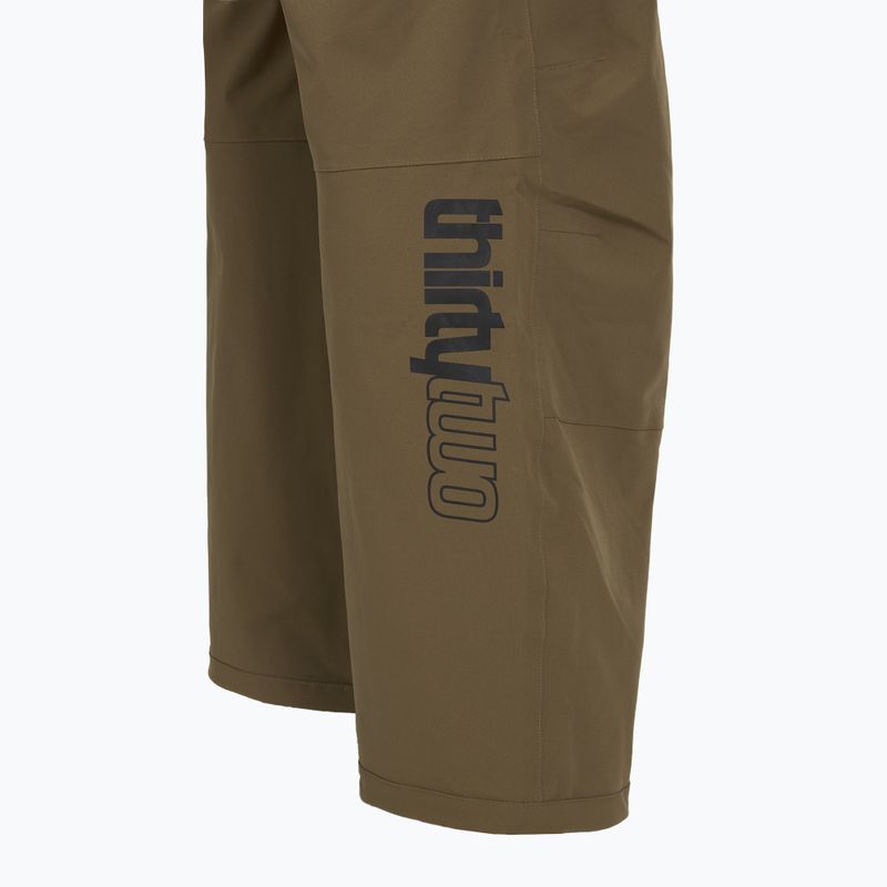 Pantaloni da snowboard uomo ThirtyTwo TM Recycled tobacco 5