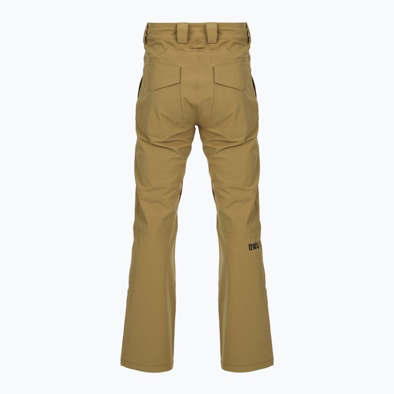 Pantaloni da snowboard uomo ThirtyTwo Wooderson khaki 2