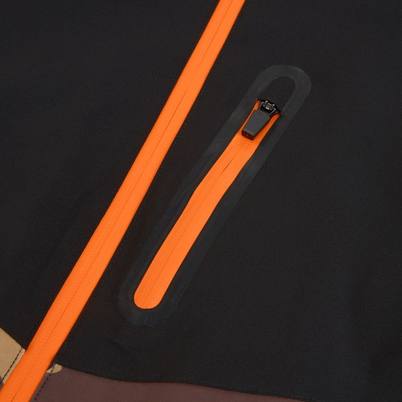 Giacca da snowboard per bambini ThirtyTwo Grasser Insulated black/orange 3