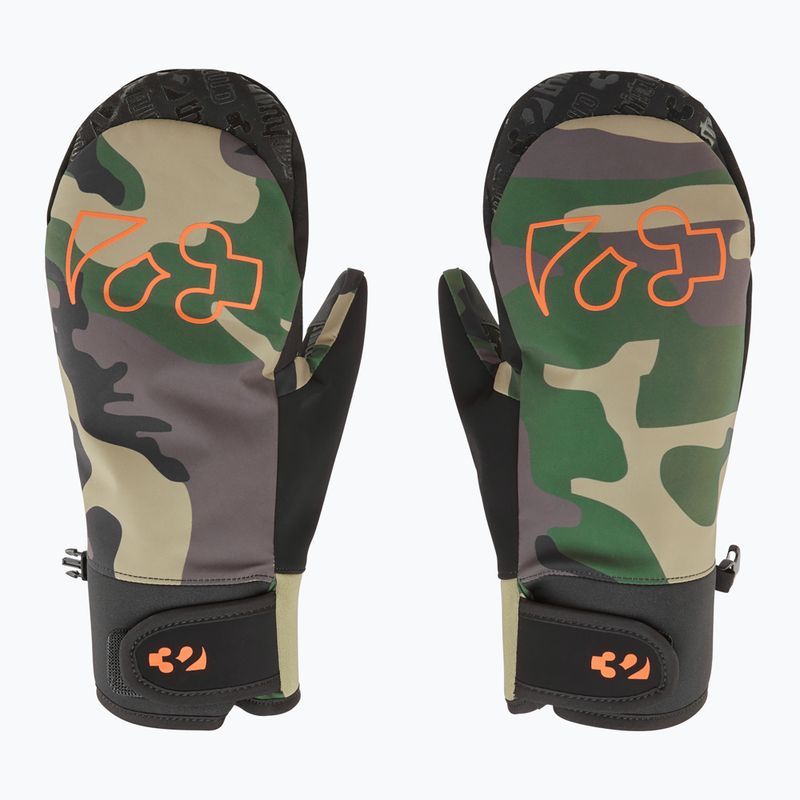 Guanti da snowboard uomo ThirtyTwo Gateway Mitt camo