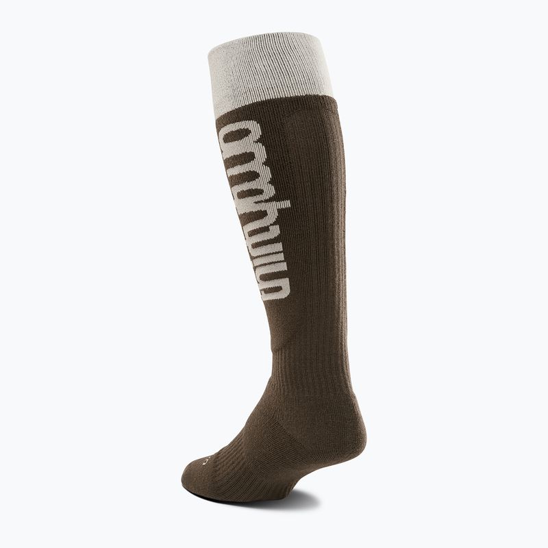 Calze da snowboard uomo ThirtyTwo Jones Merino brown 2