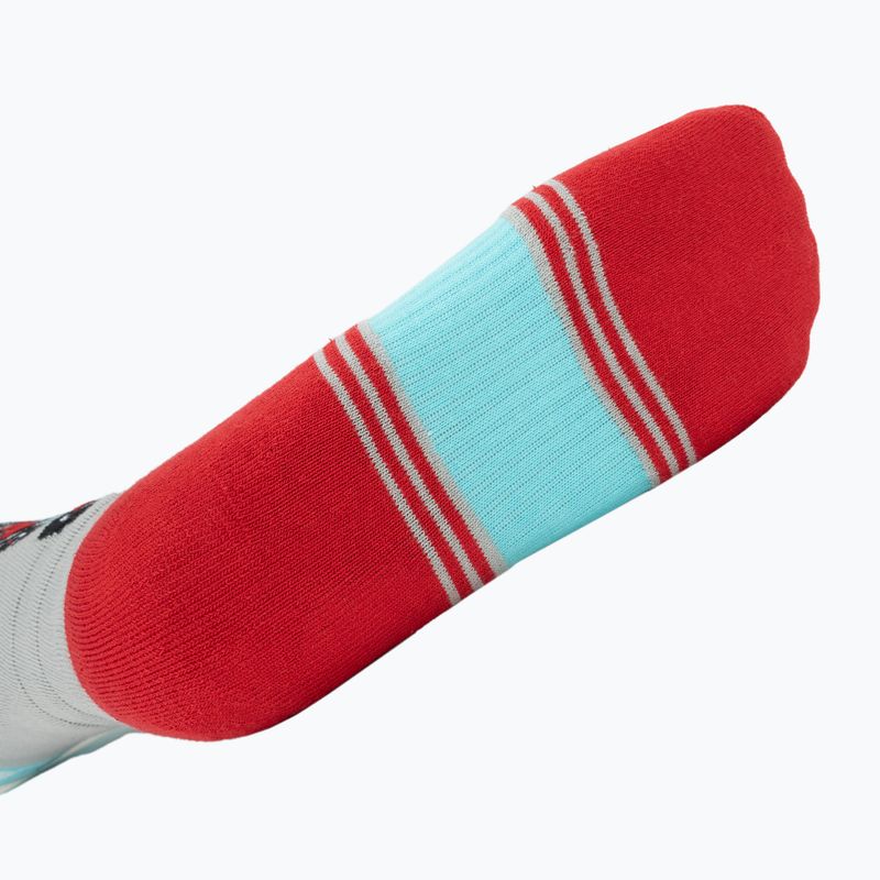 Calze da snowboard uomo ThirtyTwo TM Coolmax grey/red 3