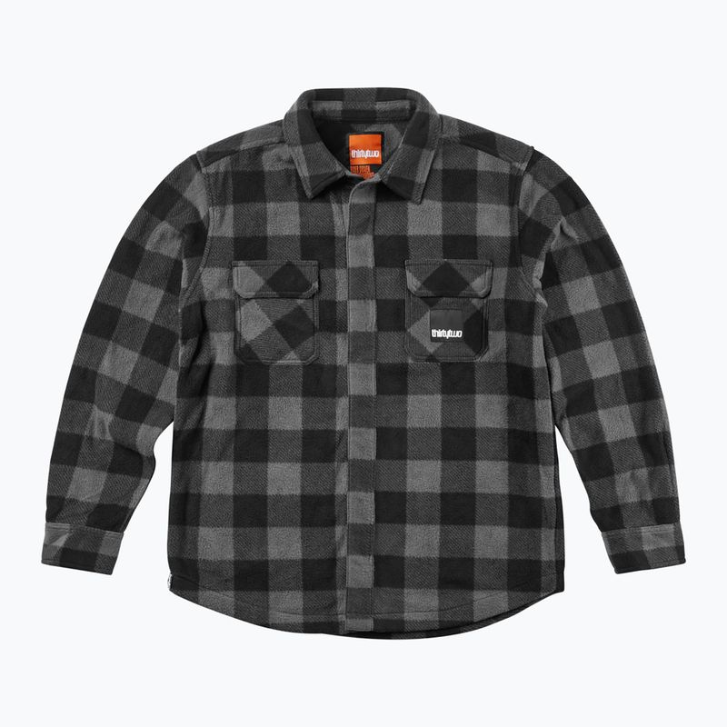 Camicia da uomo ThirtyTwo Rest Stop X Fava charcoal