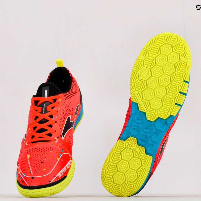 Scarpe da calcio Joma Tactico IN da uomo corallo/turchese 13