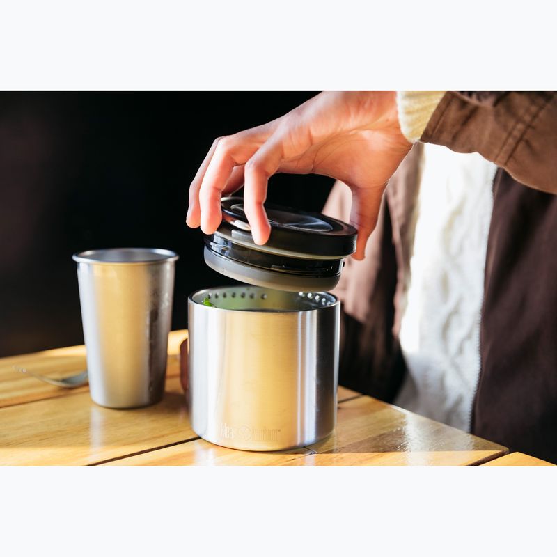 Klean Kanteen TKCanister 473 ml termos alimentare in acciaio inox spazzolato 14