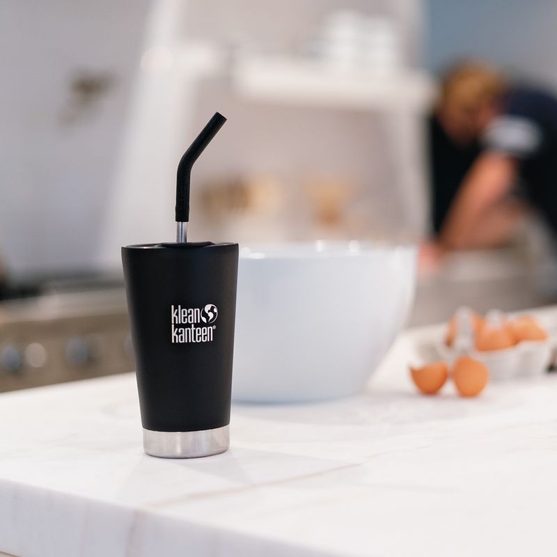 Tazza termica isolata sottovuoto Klean Kanteen Tumbler 473 ml nero 2
