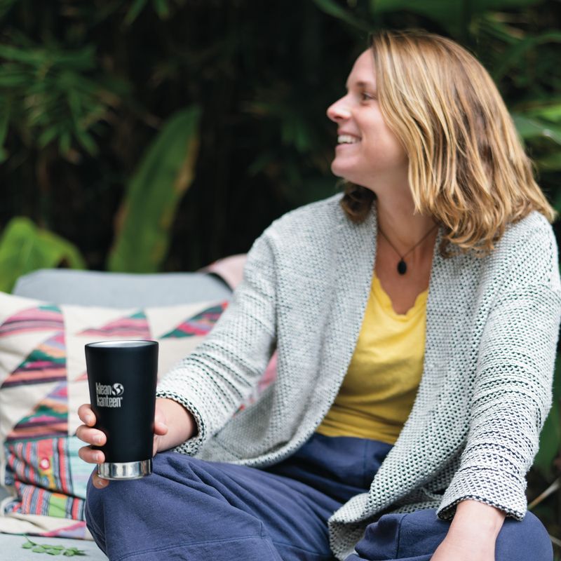 Tazza termica isolata sottovuoto Klean Kanteen Tumbler 473 ml nero 4