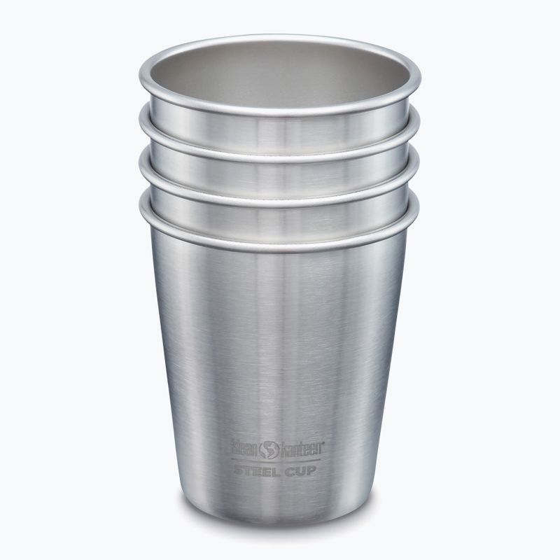 Bicchieri Klean Kanteen 4 pezzi in acciaio inox spazzolato