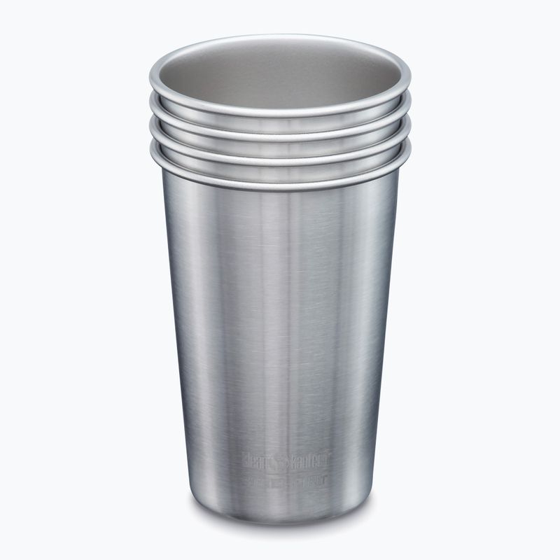 Bicchieri Klean Kanteen da 4 pezzi in acciaio inox spazzolato