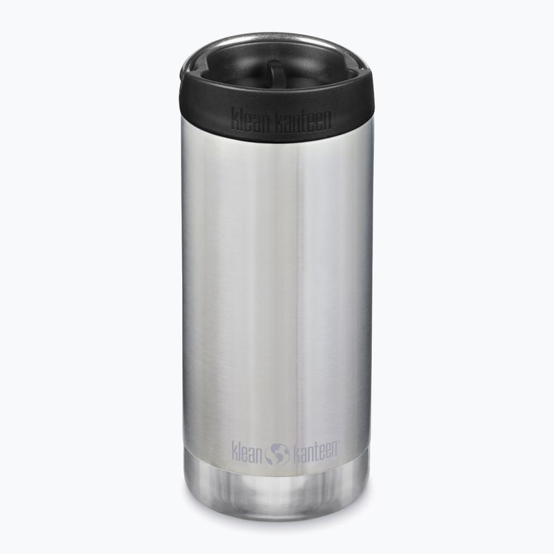 Klean Kanteen TKWide Cafe Cap 355 ml tazza termica in acciaio inossidabile spazzolato
