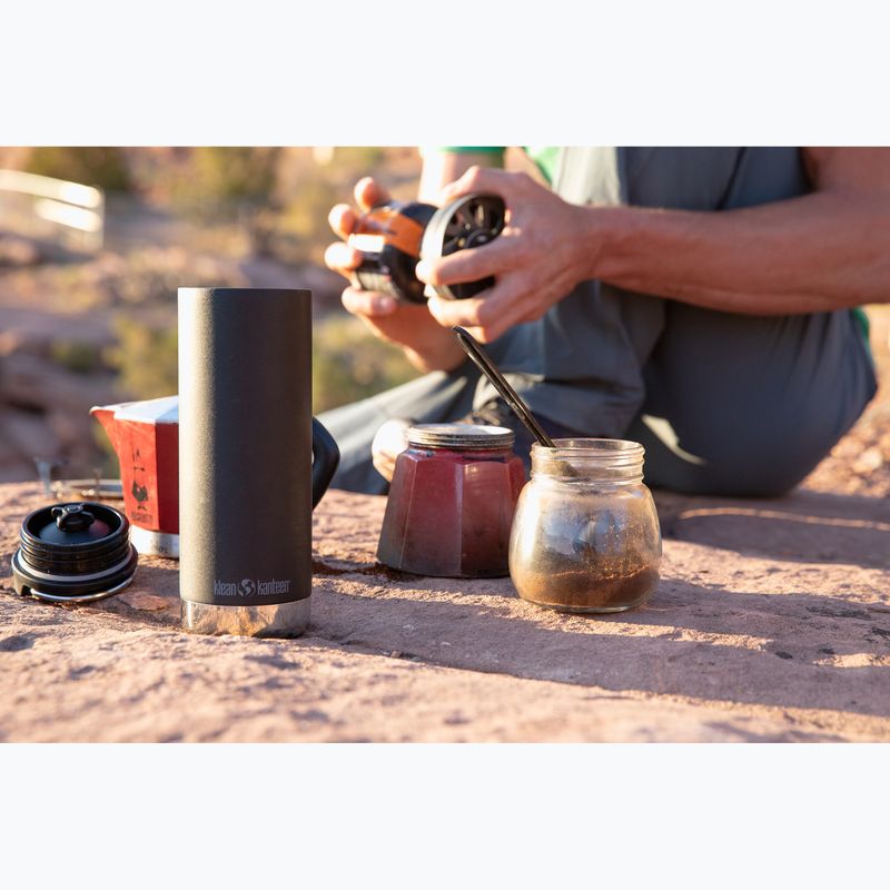 Tazza termica Klean Kanteen TKWide Cafe Cap 473 ml nero 9