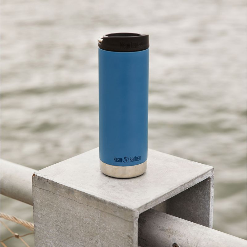 Klean Kanteen TKWide Cafe Cap 473 ml tazza termica in vero teal 3
