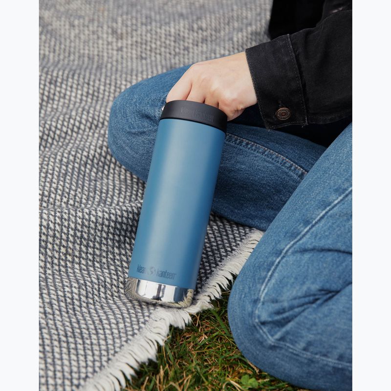 Klean Kanteen TKWide Cafe Cap 473 ml tazza termica in vero teal 6