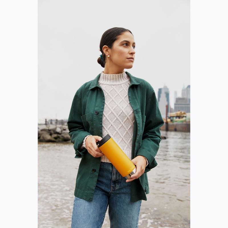 Klean Kanteen TKWide Cafe Cap 473 ml tazza termica marigold 3