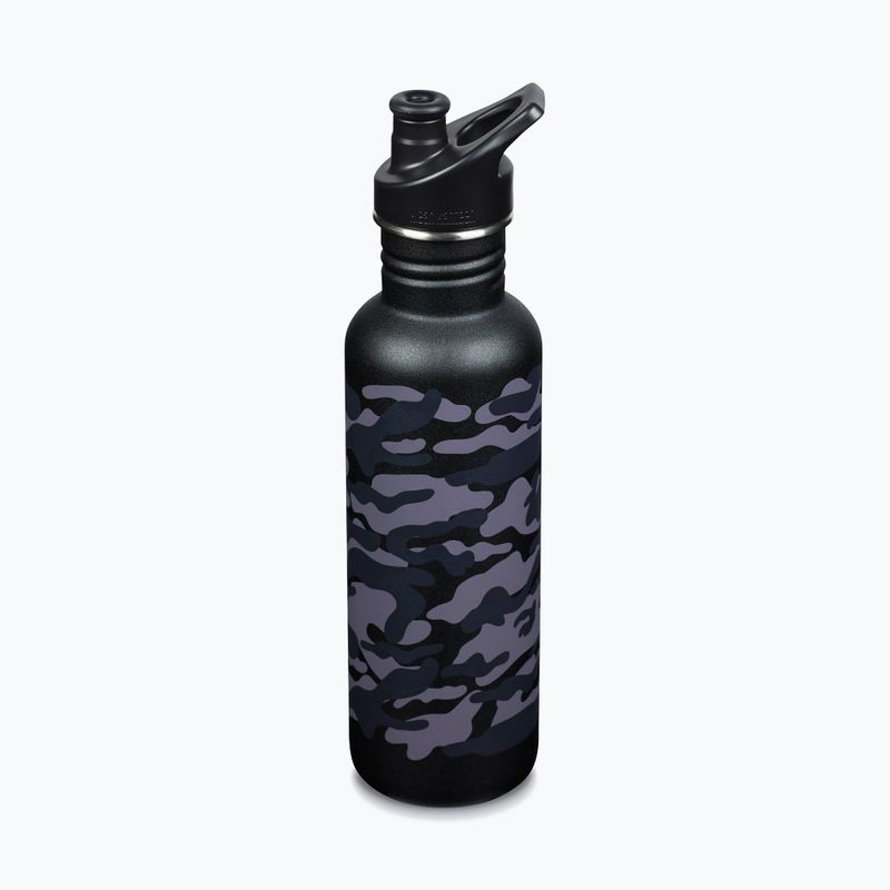 Bottiglia da viaggio Klean Kanteen Classic 0,8 l nero camo 2