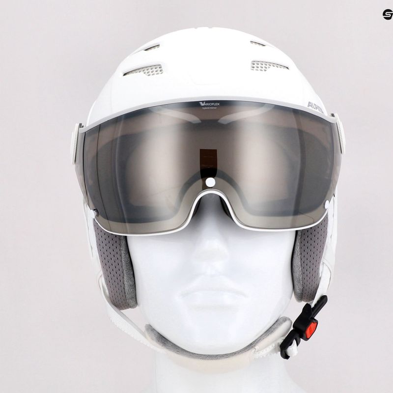Casco da sci Alpina Jump 2.0 VM bianco/grigio opaco 16