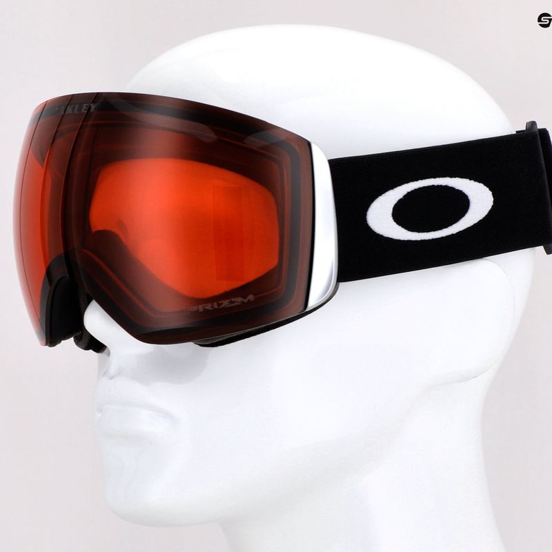 Occhiali da sci Oakley Flight Deck L nero opaco/prizm snow rose 5