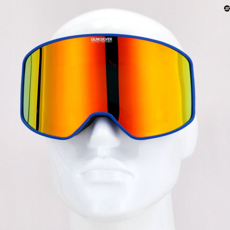 Occhiali da snowboard Quiksilver Storm bright cobalt/ml orange 7