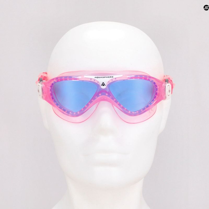 Maschera da bagno per bambini Aquasphere Vista rosa/bianco/blu MS5080209LB 7