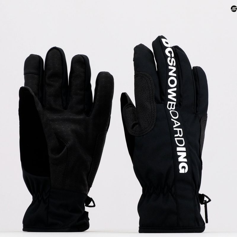 Guanti da snowboard da uomo DC Salute nero 6