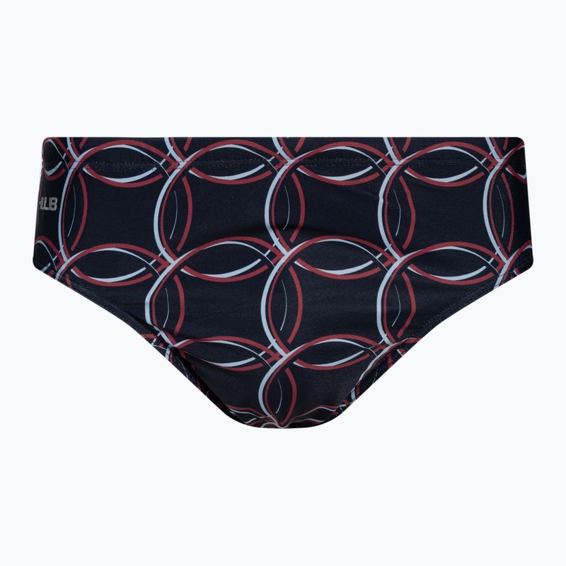Slip da bagno HUUB Ali Brownlee Brief uomo nero/rosso
