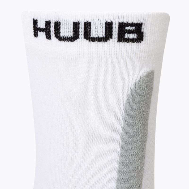 HUUB Active Sock calzini da corsa bianchi 3