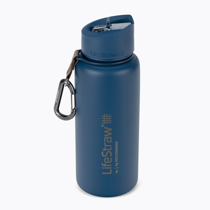 LifeStraw Go Bottiglia da viaggio in acciaio inox 700 ml blu medio 2