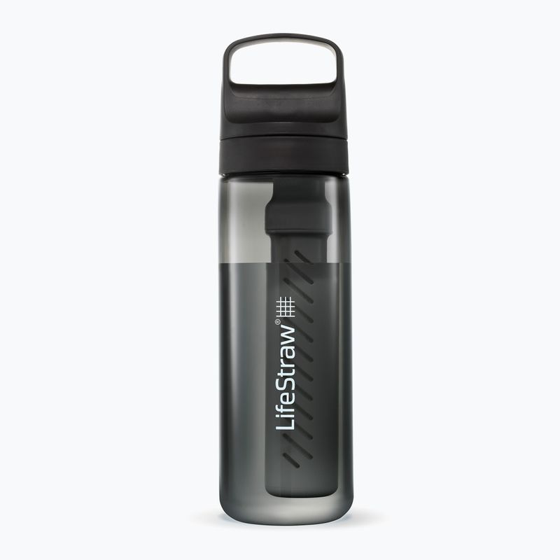 Bottiglia da viaggio Lifestraw Go 2.0 con filtro 650ml nero