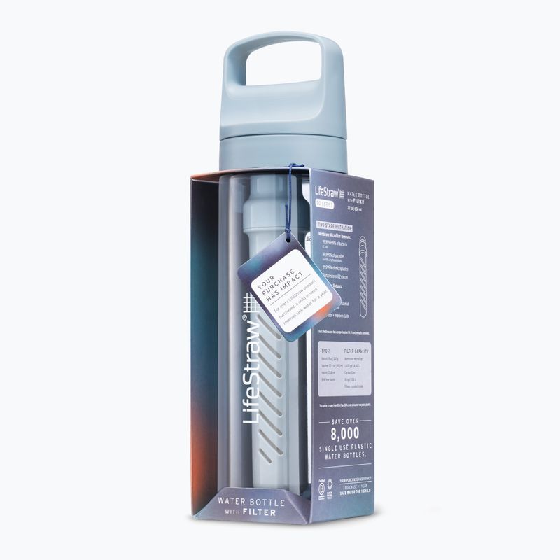 Lifestraw Go 2.0 bottiglia da viaggio con filtro 650ml blu islandese 4